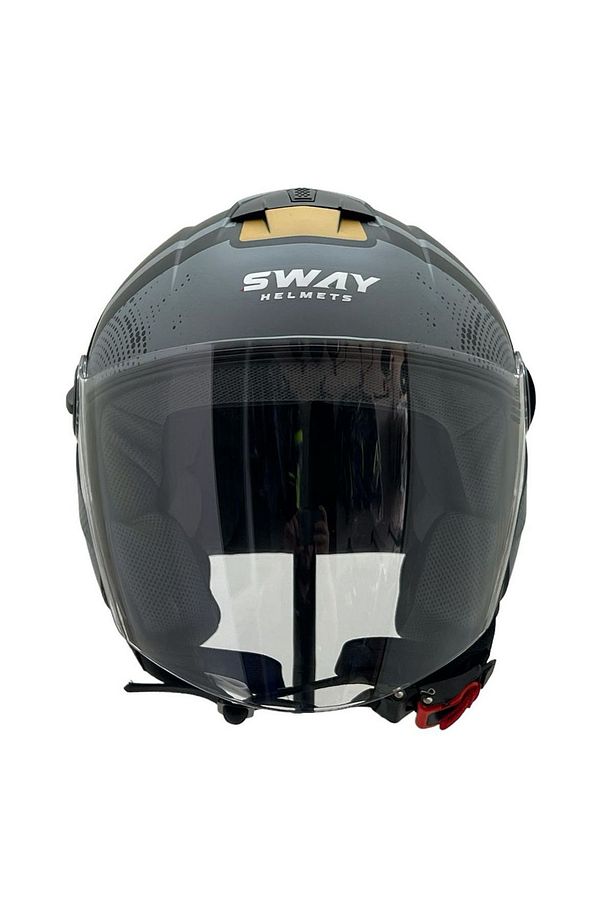 715 GEMINI SİYAH-GRİ KASK - 2