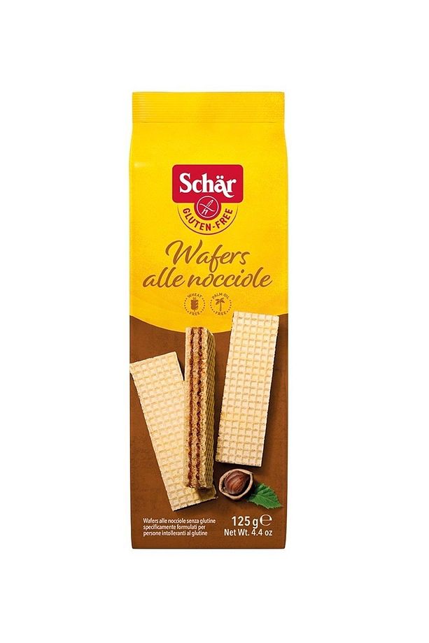 Wafers Alla Nocciole Glutensiz Fındıklı Gofret 125 gr (6 ADET) - 2