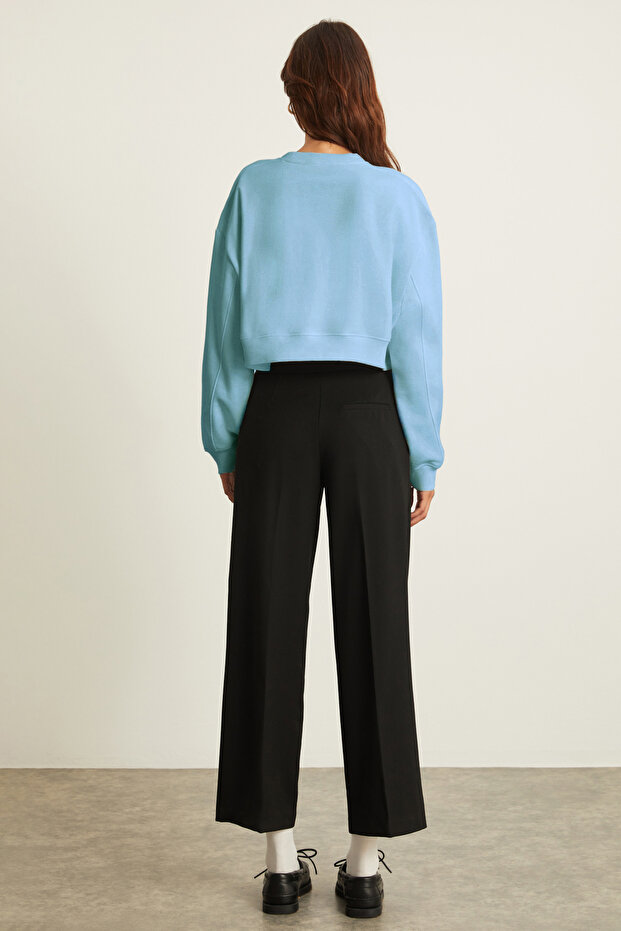 VESNA Kadın Regular Yeşil Sweatshirt - 3