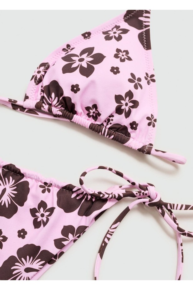 Çiçek Desenli Bikini Altı - 6
