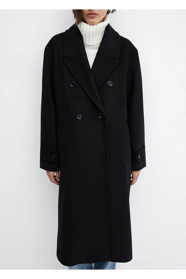 Oversize yün palto - 7