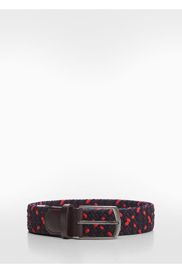 Renkli örgülerle elastik kemer - 2