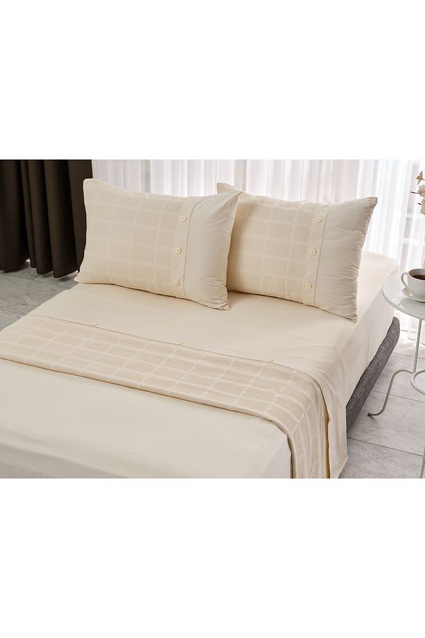 Multi Selection Çok Amaçlı Set Gloria Tek Kişilik - Bej - 6