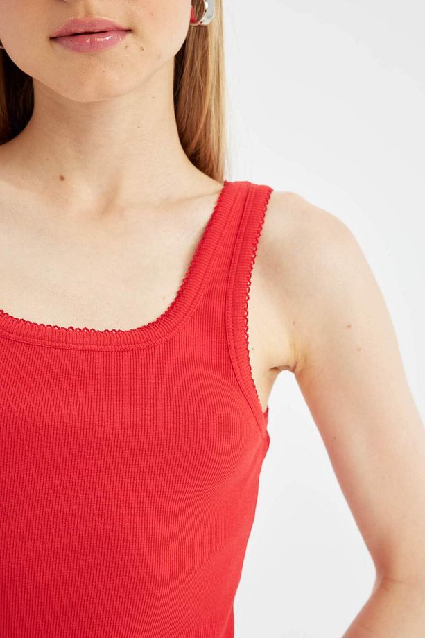 Coool Bodycon Basic Kolsuz Fitilli Kaşkorse Mini Elbise A0732ax23sm - 5