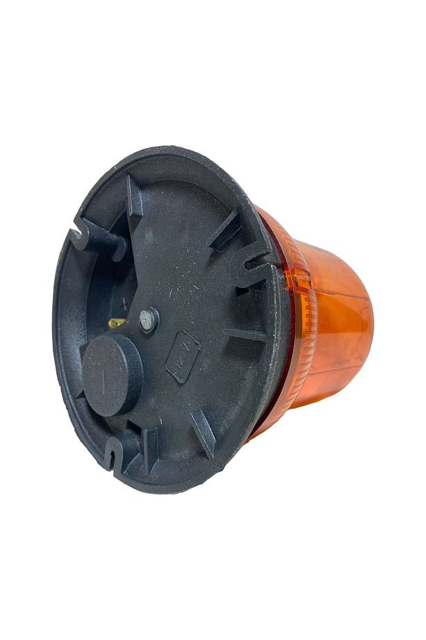 Traktör Iş Makinası Döner Tepe Lambası Sarı 12 Volt Sanayi Tip Yedek Parça Emr01 - 2