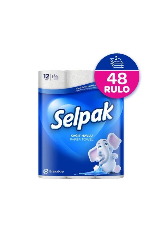Havlu 12 Li X 4 Adet