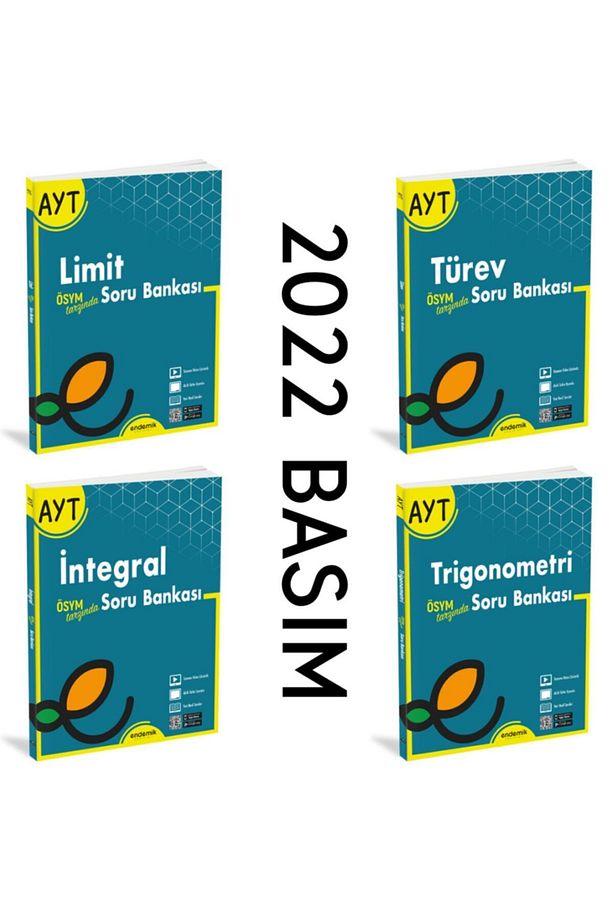 2022 - Limit-türev-integral-trigonometri Fasikül Seti - 4 Kitap ! - 1