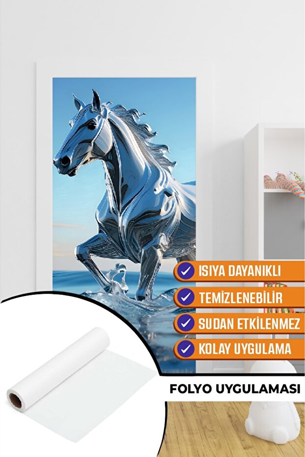 İlkokul Kapı Yüzey Giydirme Çocuk Kitap Söz Desen Stıcer - 7