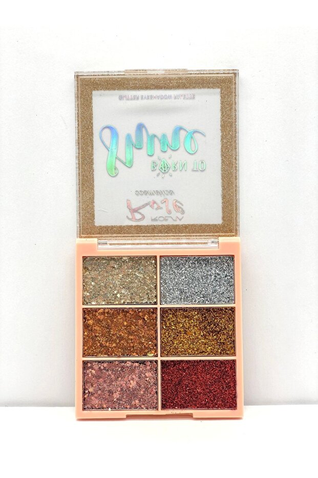 Rose Born To Shine 6 Pack Glitter - 6 Colors Glıtter Eyeshadow