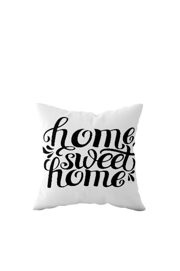 غطاء وسادة بسحاب مخفي من جانب واحد من Sweet Home غطاء وسادة للأريكة