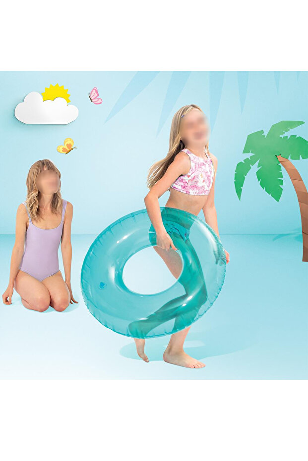 76 cm Jumbo Transparent Sea and Pool Ring for Ages Above 8 - 59260