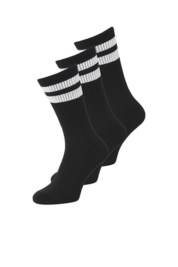 Jack Jones Black 3-Pack Tennis Socks 12260082