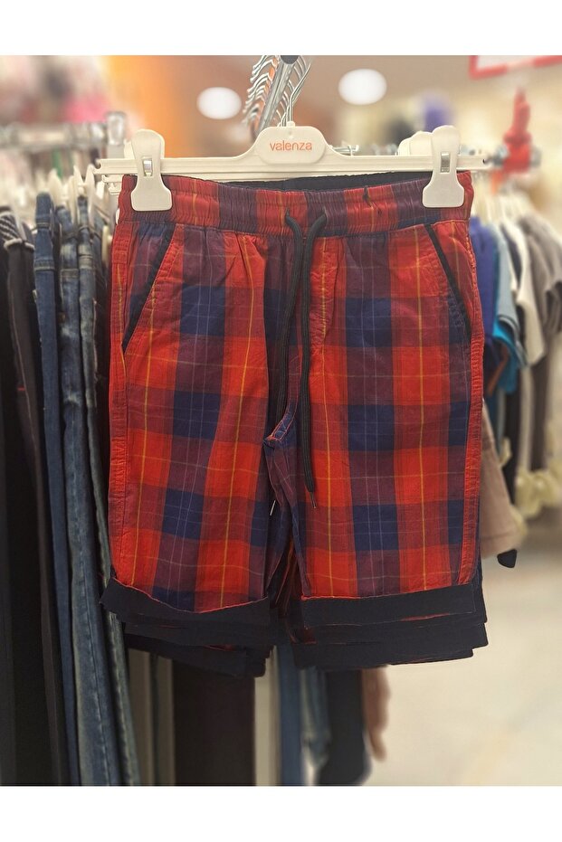 Plaid Capri with Elastic Waist Age 7-11