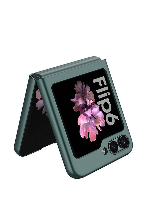 Samsung Galaxy Z Flip 6 Kılıf Ultra İnce Renkli Sert Kıpta Kapak Mat Parmak izi Yapmaz Katlanabilir - 6