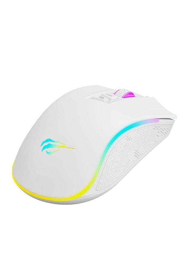 Gamenote MS1034 RGB Gaming Makrolu Programlanabilir Oyuncu Mouse - Beyaz - 3