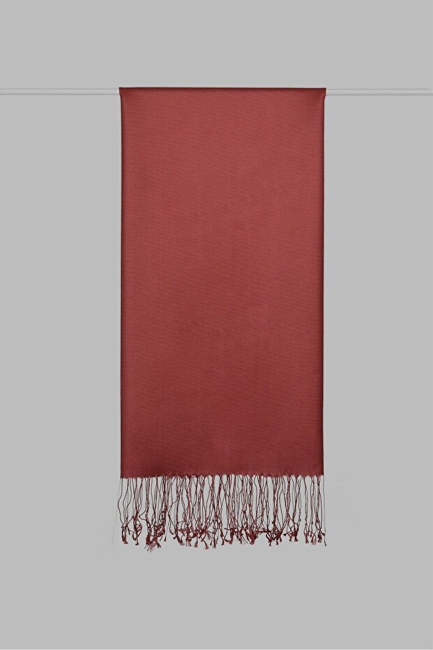 %100 Ipek Şal - Taba Renk - 2