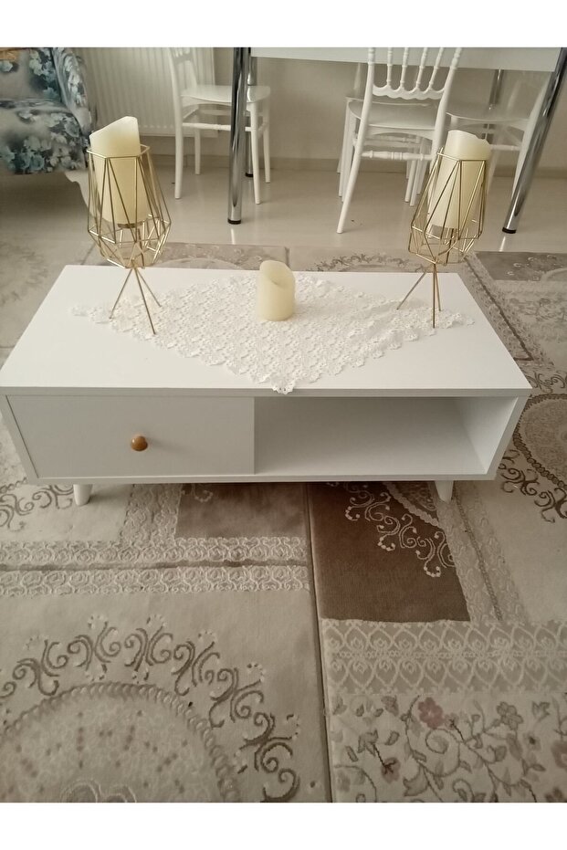 Ofisbazaar Orta Sehpa Beyaz