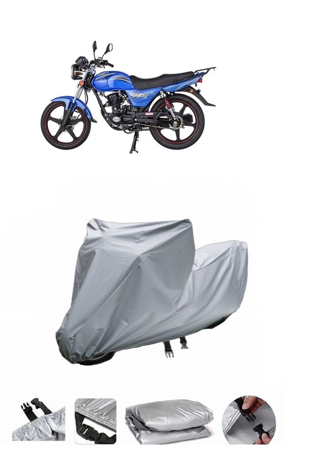 Mondial 100 Mg Superboy Motorcycle Cover is not compatible with rear Bag .