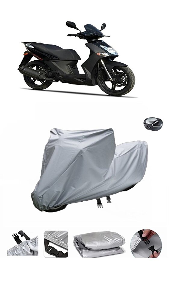 Kymco Agility City 200 I Motorcycle Cover Compatible with Rear Bag