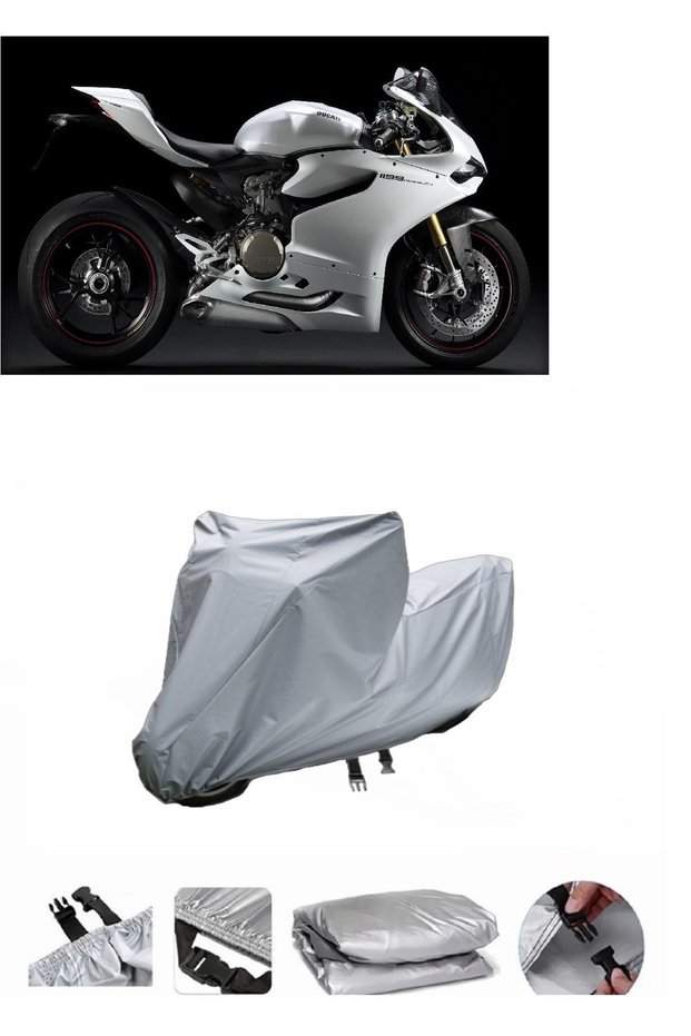 This motorcycle cover is not compatible with the rear Bag of the Ducati Panigale 1199 S.