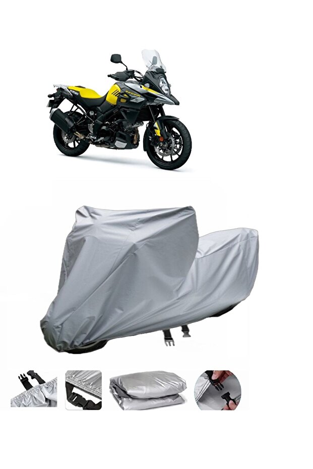 Suzuki V-strom DL1000 Motorcycle Cover - Not Compatible with Rear Bag