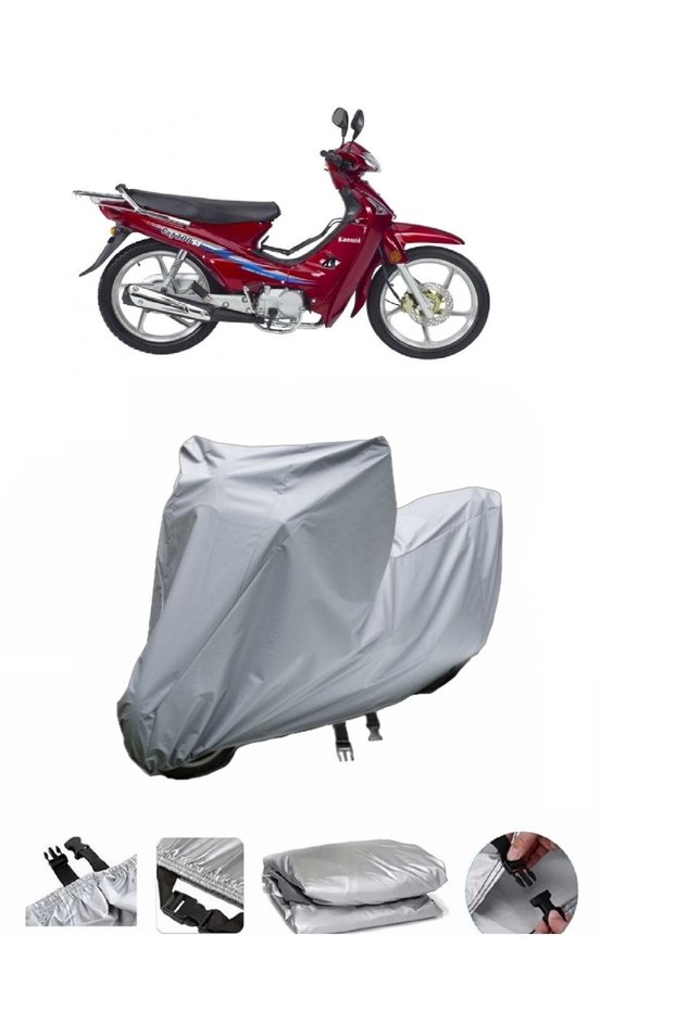 The Kanuni Cup 100 S Motorcycle Cover is not compatible with the rear Bag .