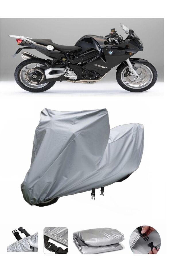 This BMW F-800 GT motorcycle cover is not compatible with the rear Bag .
