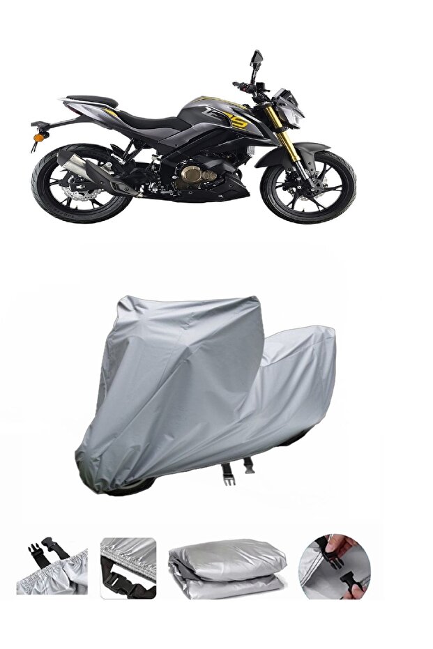 QJ SRK 125 S Motorcycle Cover is Not Compatible with Rear Bag