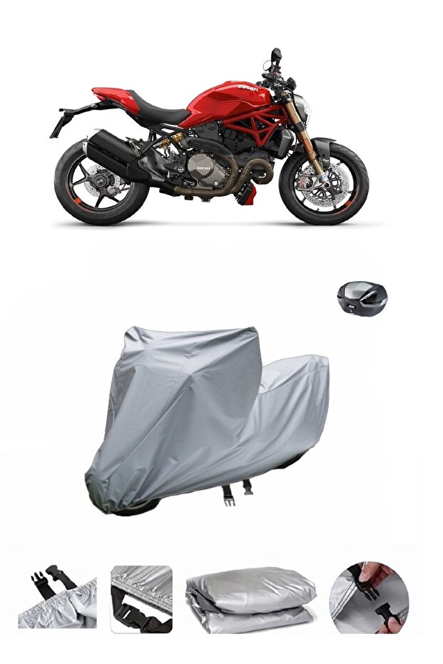 Ducati Monster 1200 S - حقيبة خلفية مقاومة للماء متوافقة مع الدراجة النارية