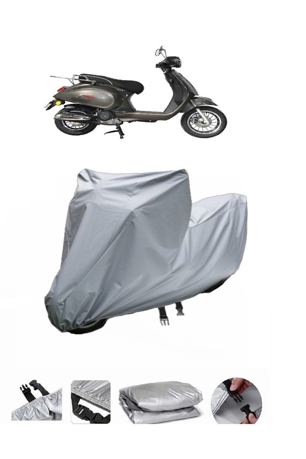 The Stmax Milan 50 motorcycle cover is not compatible with rear Bag .
