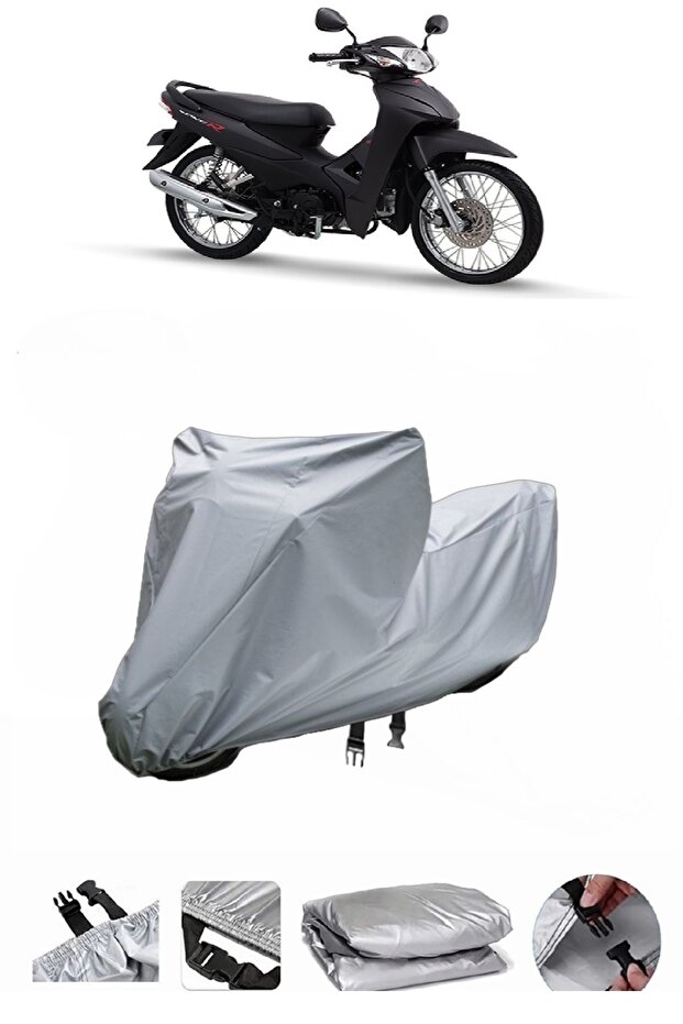 Honda Wave 110 Motorcycle Cover - Not Compatible with Rear Bag