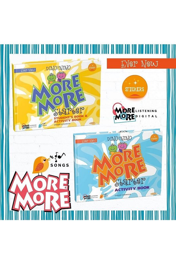 Kurmay More 1. Sınıf English Starter Dino Nino Students Activity Book - 1