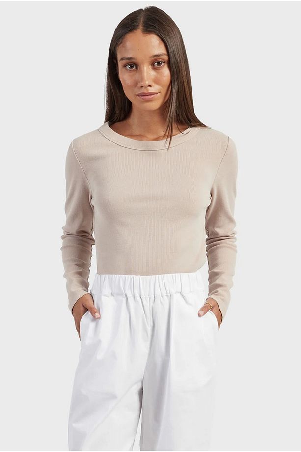 Longsliv Rib Bluz - 1