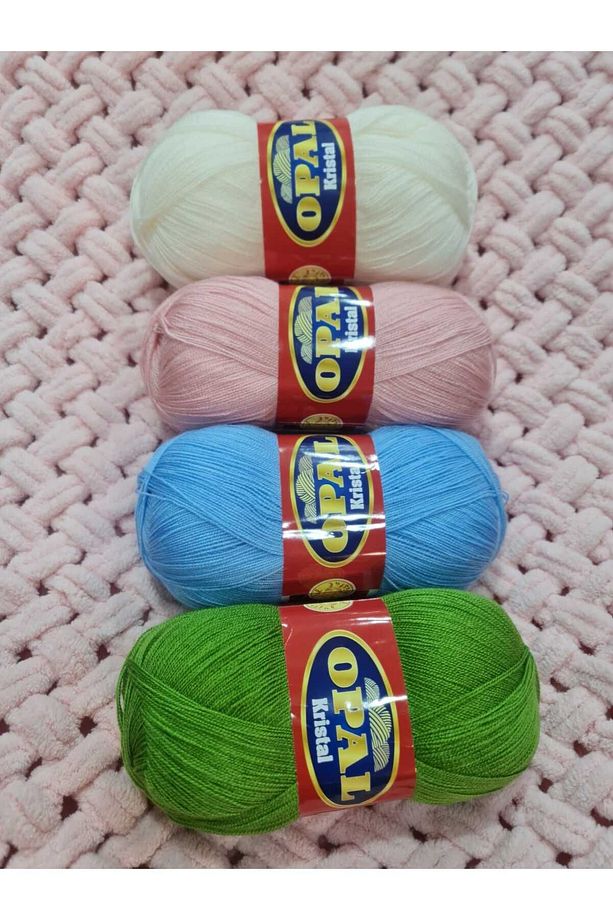 Lif Ipi[ 4 Adet] Krem ,gül,yeşil,mavi 100 gr 475 Mt. Tığ No 4 Veya 5 Dir - 1