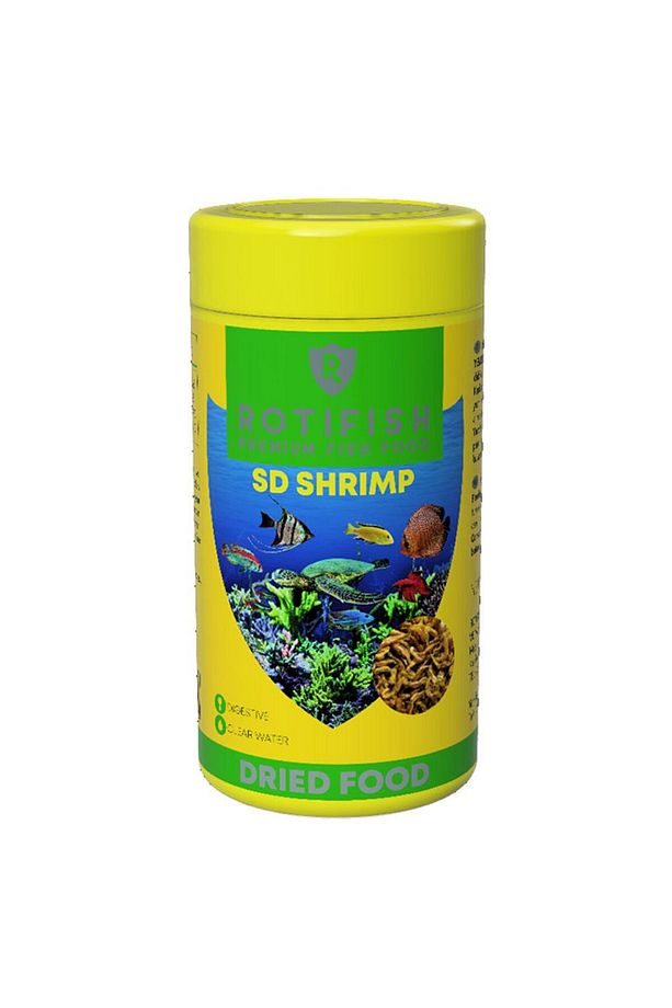 Rotifish Sd Shrimp Kurutulmuş Karides 100 ml / Balık Ve Kaplumbağa Besini(YEMİ) - 3