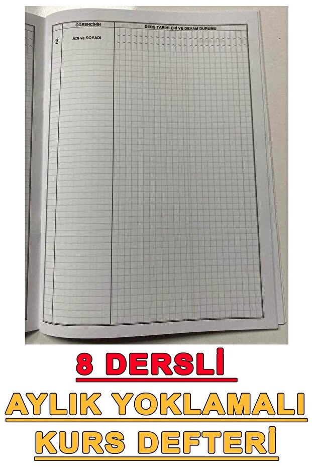 Kurs Defteri 8 Dersli - 3