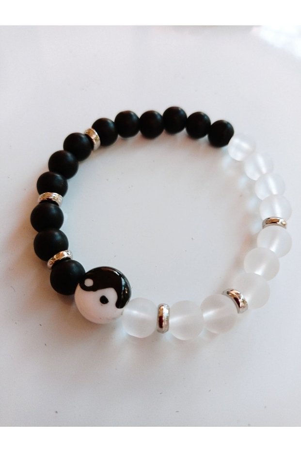 Ying Yang Harmony Bracelet Natural Stone Bracelet Night And Day Feng Shui
