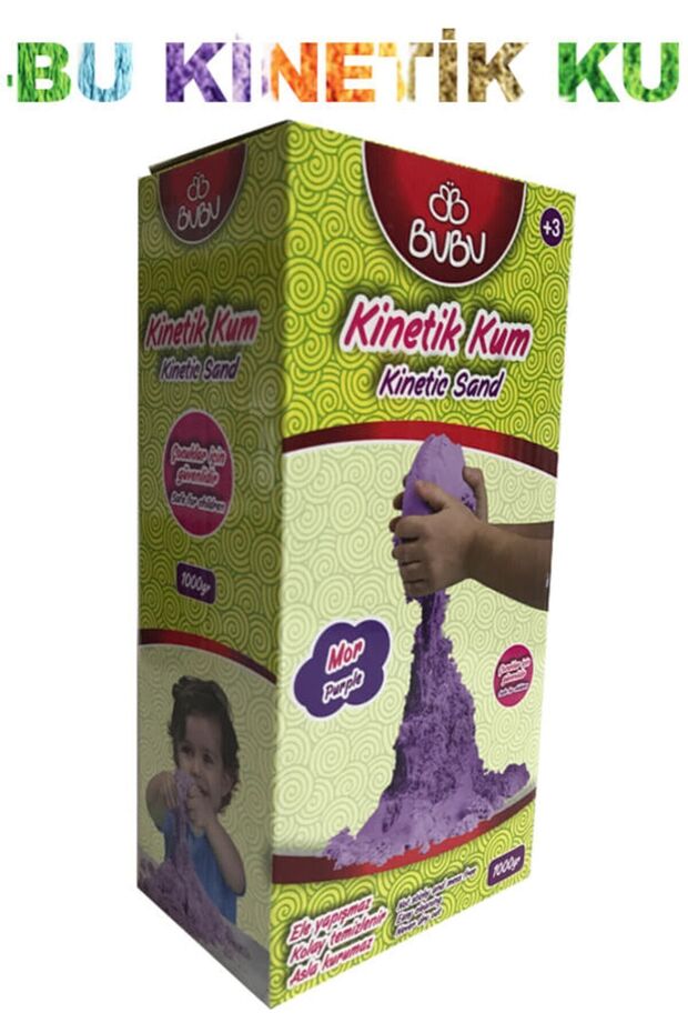Kinetik Kum 1000 gr. Mor - 1