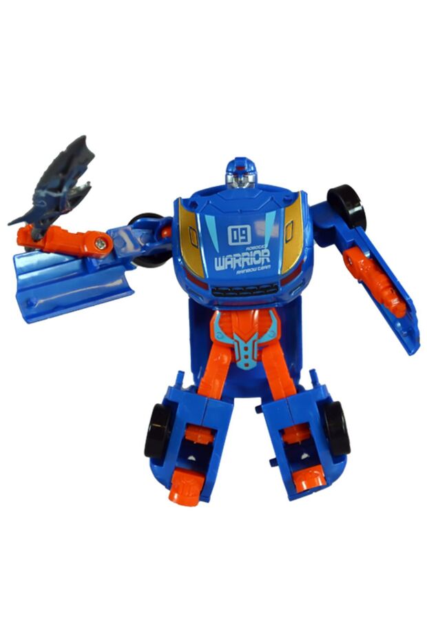 روبوت Ctoy باللون البرتقالي والأزرق - سيارة قابلة للتحويل - 2