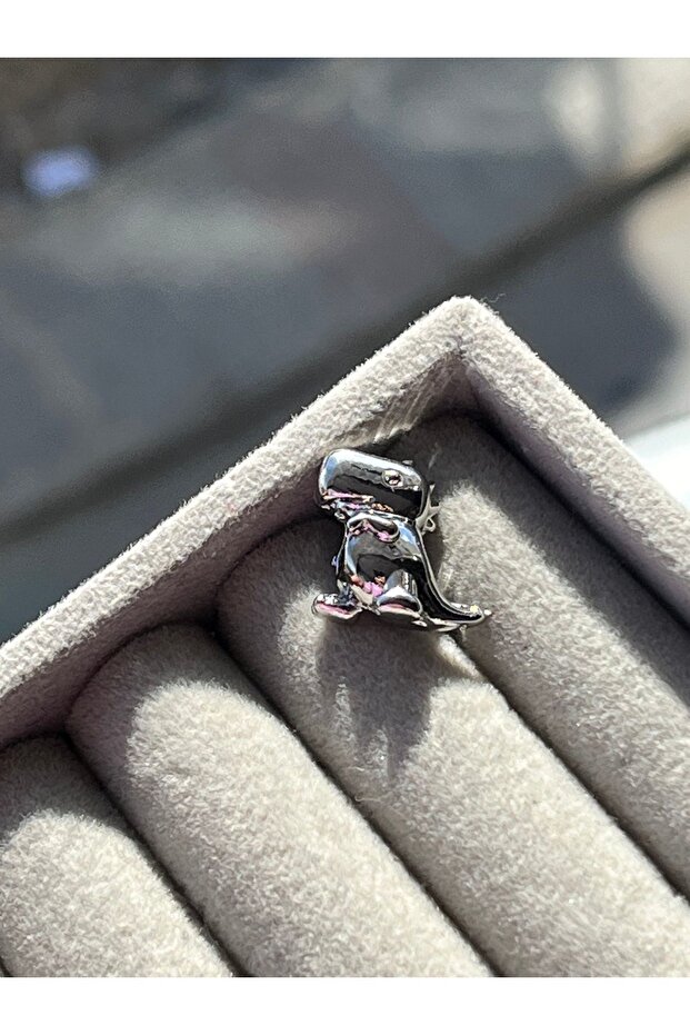 Dinozor Charm | Gümüş Kaplama| Accessory - 2
