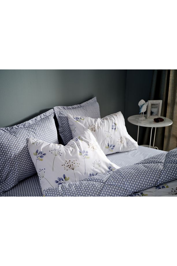 Flourish Easy Cotton Tek Kişilik Comforter Set - Krem - 4