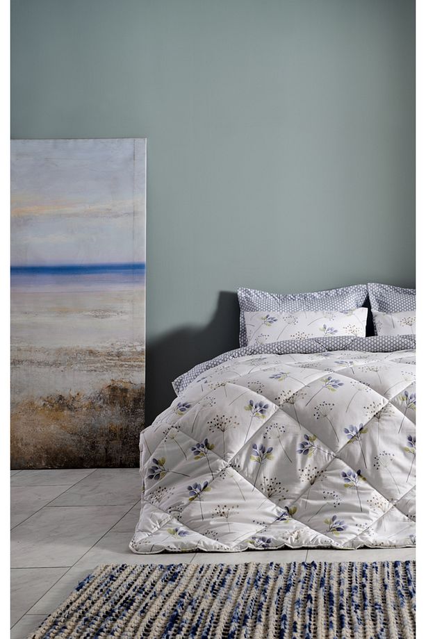 Flourish Easy Cotton Tek Kişilik Comforter Set - Krem - 1