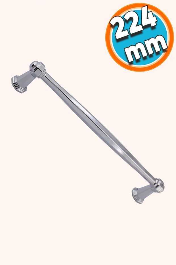 Furniture Kitchen Cabinet Drawer Cabinet Door Handle Handle Metal 224 mm Chrome Handle