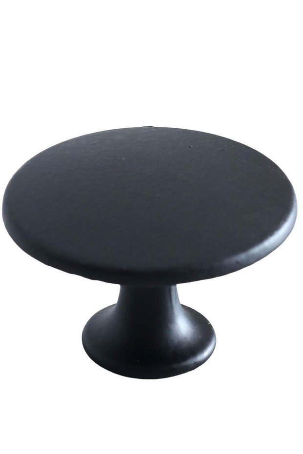 Circle Handle Button Matte Black Furniture Kitchen Cabinet Drawer Cabinet Handles Door Handle Handle Metal
