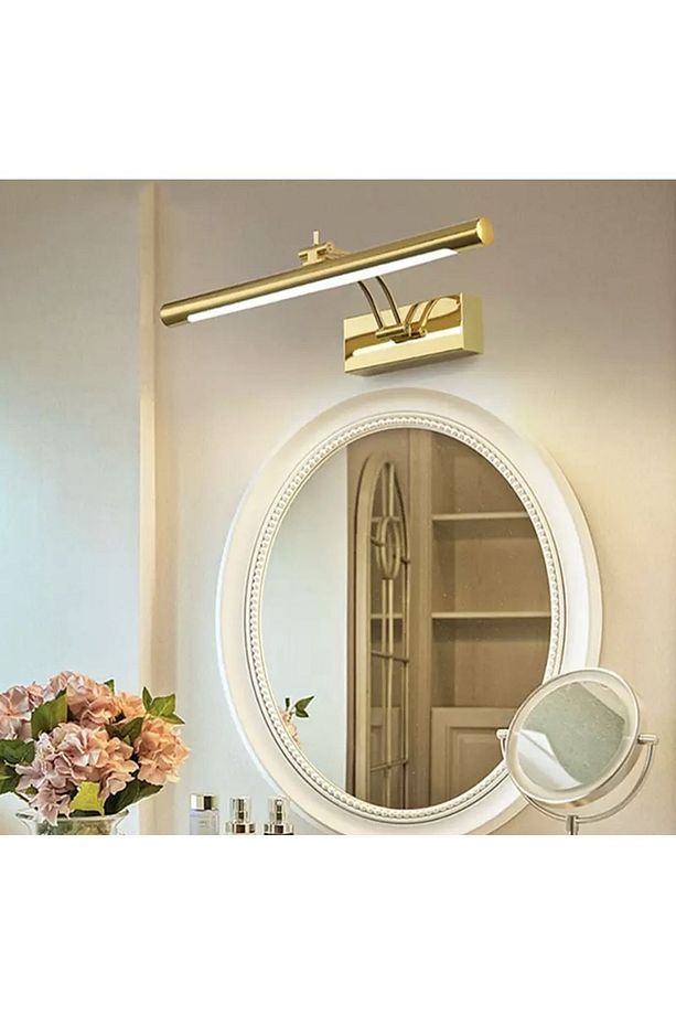 Modern Duvar Aplik Banyo Tablo Aydınlatma Kuğu Pelikan Aplik Gold Sarı Gün Işığı Ledli Aplik - 1