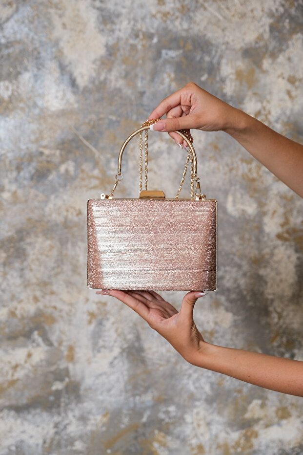 Women's Rose Laserround Evening Dress Bag