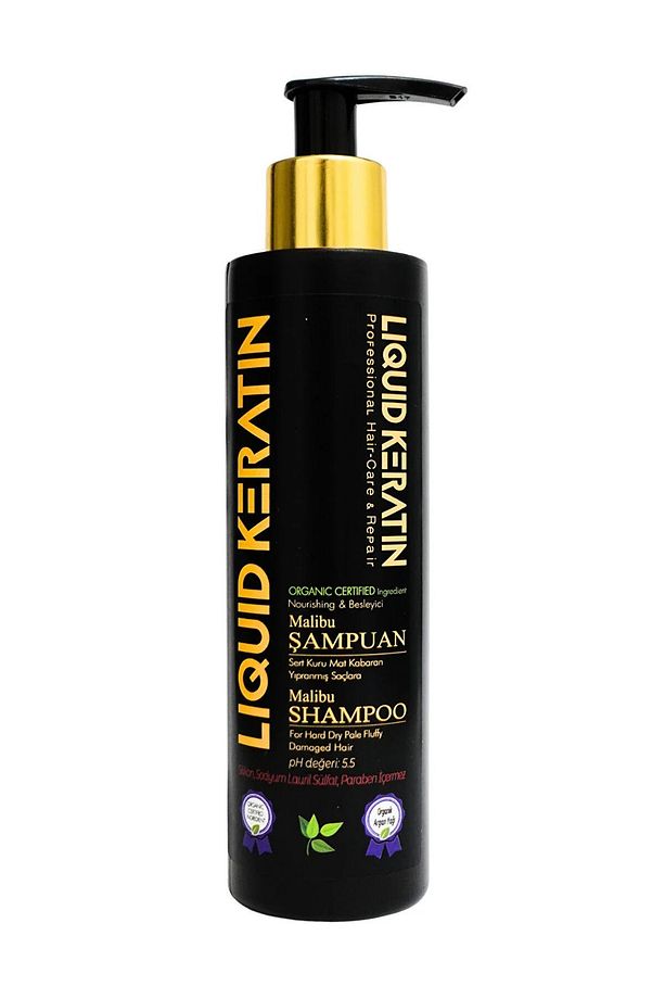 Kuru Mat Sert Saçlara Malibu Keratin Şampuanı 200ml Kuru Mat Sert Saçlara Keratin Şampuan - 1