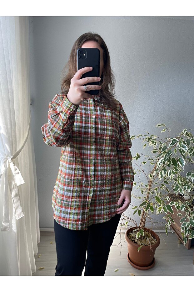 EKOSELİ ÇOK RENKLİ BASIC GÖMLEK - 2