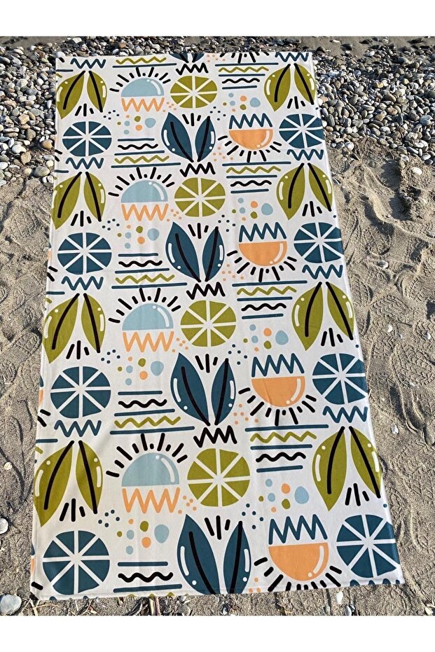 Printed Beach Towel - 2