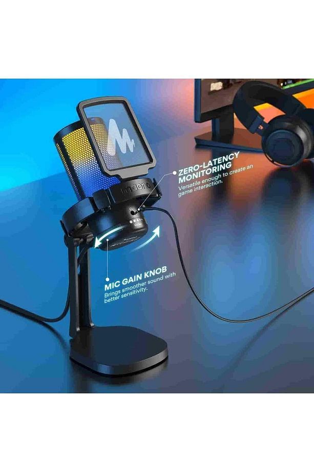 DGM20 GamerWave Condenser USB Gaming RGB Mikrofon - 4